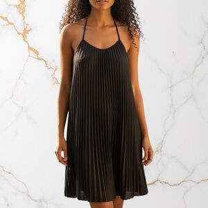 Revolve LBLC the Label Norma Pleated Mini Dress—Black